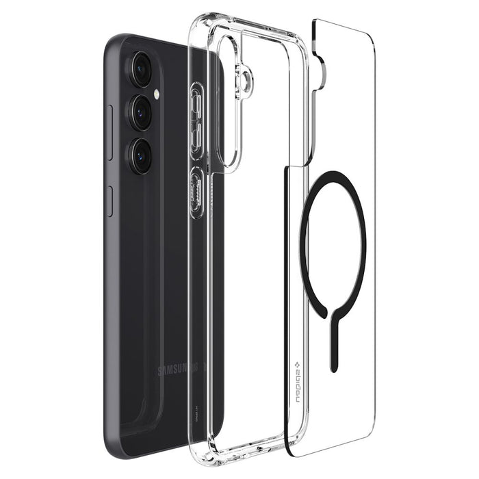Spigen Ultra Hybrid OneTap Ring Case with MagSafe for Samsung Galaxy S23 FE - Clear Black