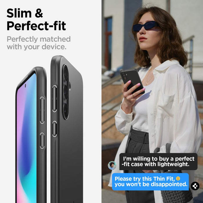 Spigen Thin Fit Case for Samsung Galaxy S23 FE - Black