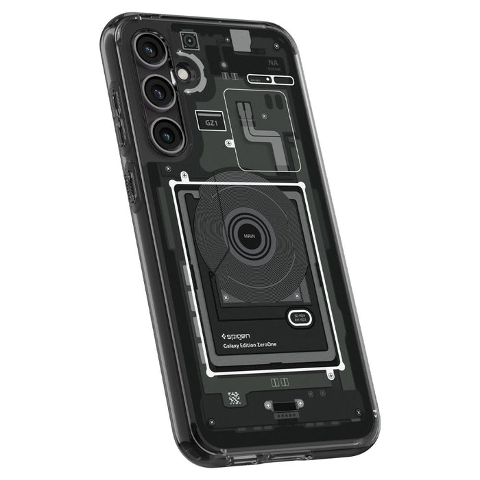 Spigen Ultra Hybrid Case for Samsung Galaxy S23 FE - Dark Gray (Zero One Pattern)