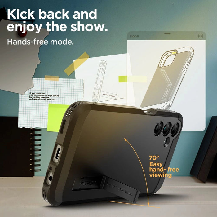Spigen Rugged Armor Case for Samsung Galaxy A15 4G / 5G - Black