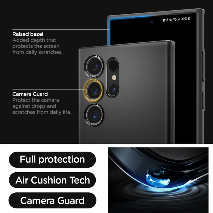 Spigen Thin Fit Case for Samsung Galaxy S24 Ultra - Black