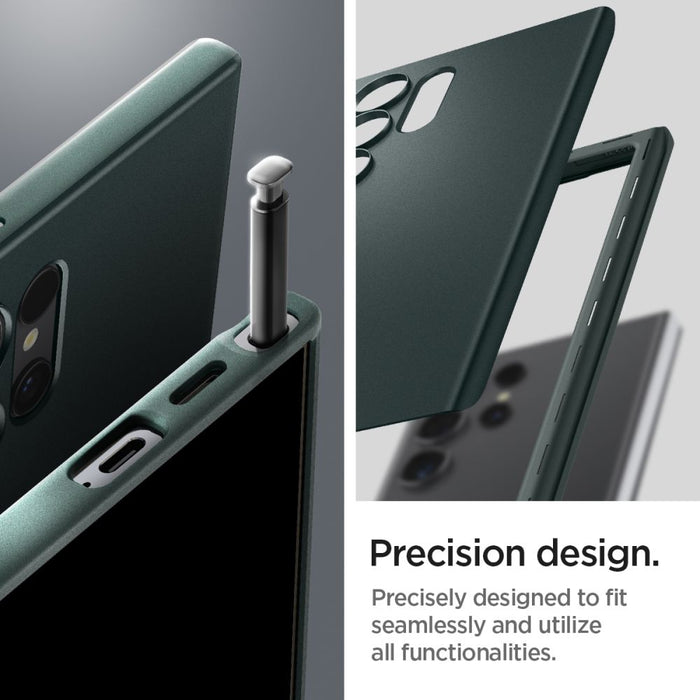 Spigen Thin Fit Case for Samsung Galaxy S24 Ultra - Dark Green