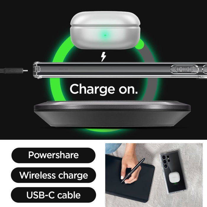 Spigen Ultra Hybrid Case for Samsung Galaxy S24 Ultra - Transparent