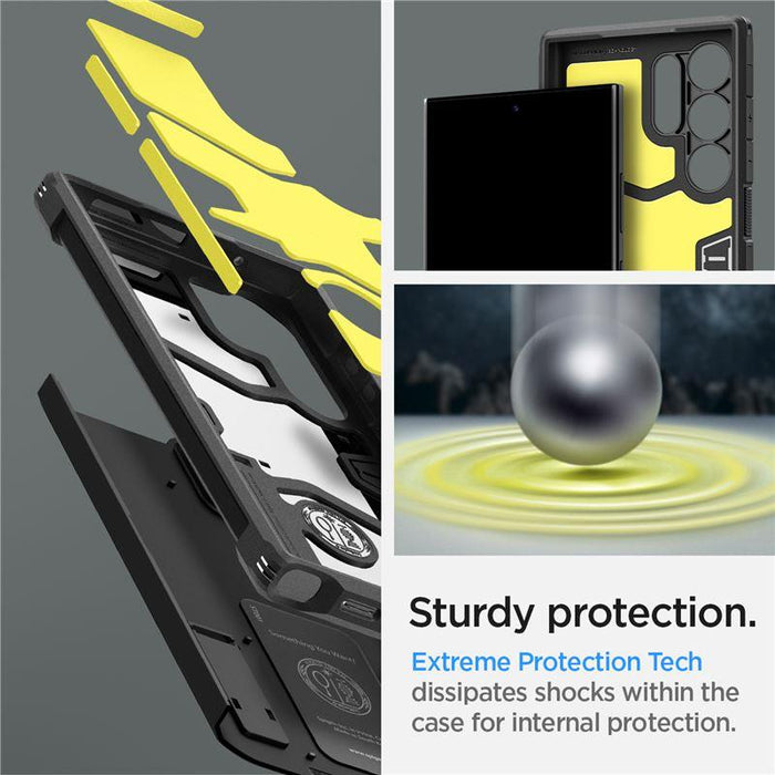 Spigen Tough Armor Case for Samsung Galaxy S24 Ultra - Black