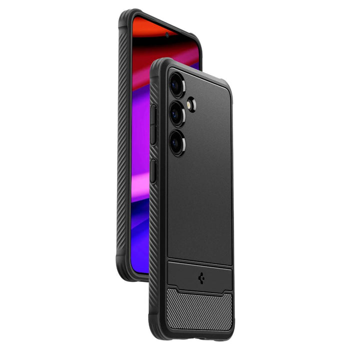 Spigen Rugged Armor Case for Samsung Galaxy S24+ - Matte Black