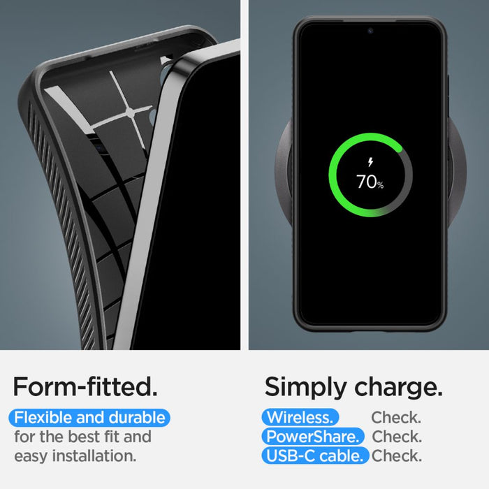 Spigen Liquid Air Case for Samsung Galaxy S24+ - Matte Black