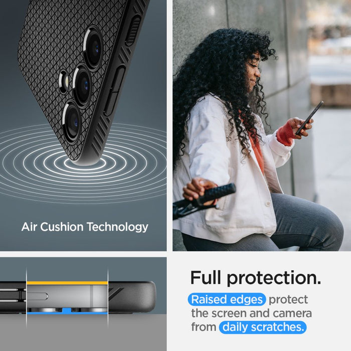 Spigen Liquid Air Case for Samsung Galaxy S24+ - Matte Black