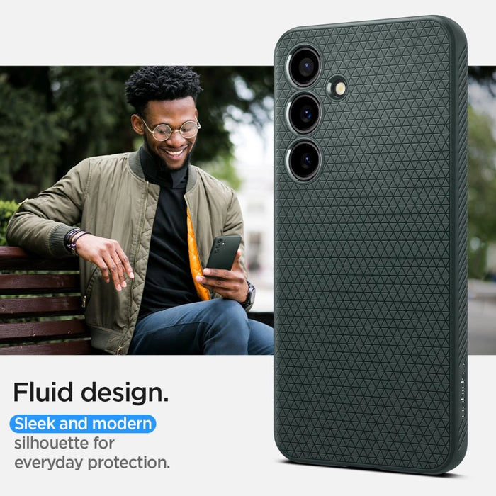 Spigen Liquid Air Case for Samsung Galaxy S24 - Dark Green