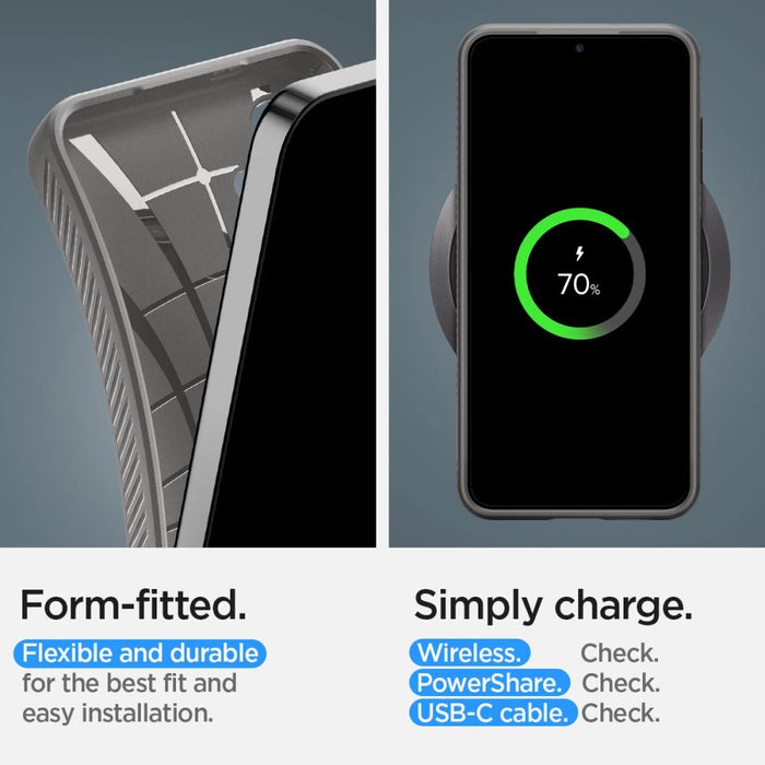 Spigen Liquid Air Case for Samsung Galaxy S24 - Gray
