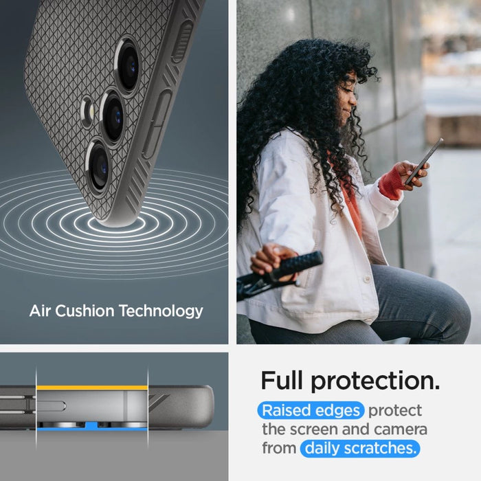 Spigen Liquid Air Case for Samsung Galaxy S24 - Gray