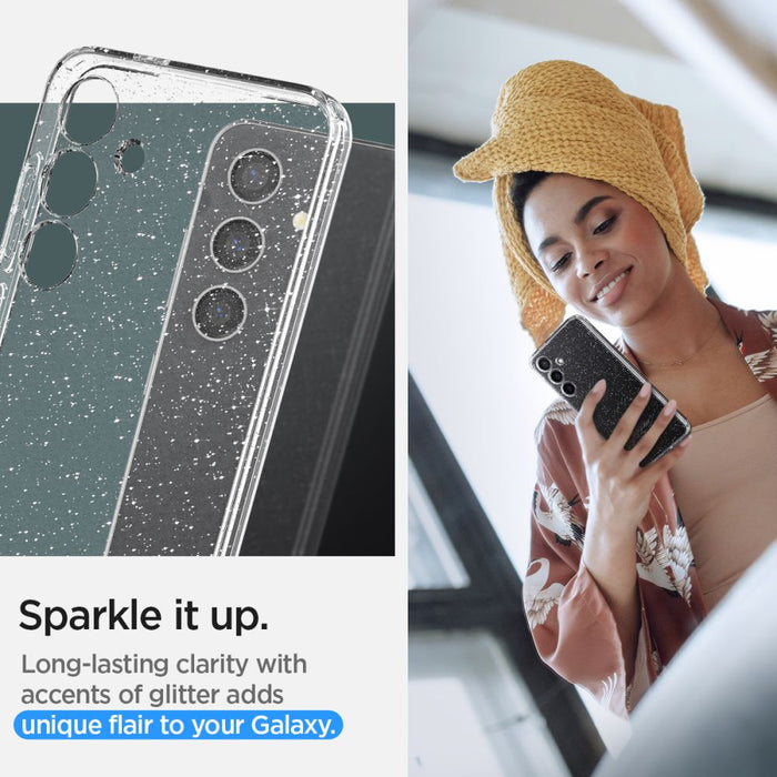 Spigen Liquid Crystal Case for Samsung Galaxy S24 - Clear Glitter