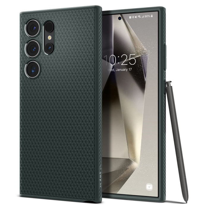Spigen Liquid Air Case for Samsung Galaxy S24 Ultra - Dark Green
