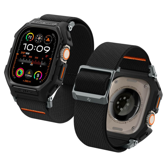 Spigen Lite Fit Pro Case with Strap for Apple Watch Ultra 1 / 2 (49mm) - Matte Black