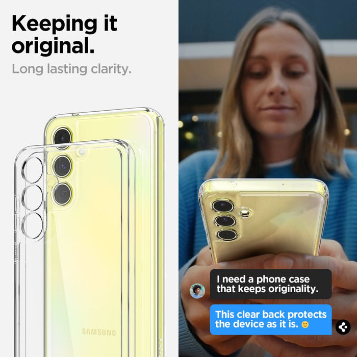 Spigen Ultra Hybrid Case for Samsung Galaxy A55 5G - Transparent