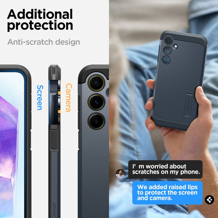 Spigen Tough Armor Case for Samsung Galaxy A55 5G - Gray