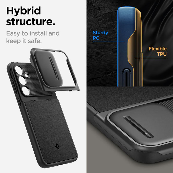 Spigen Optik Armor Case for Samsung Galaxy A55 5G - Black