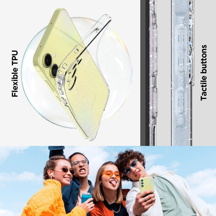 Spigen Liquid Crystal Case for Samsung Galaxy A55 5G - Clear Glitter