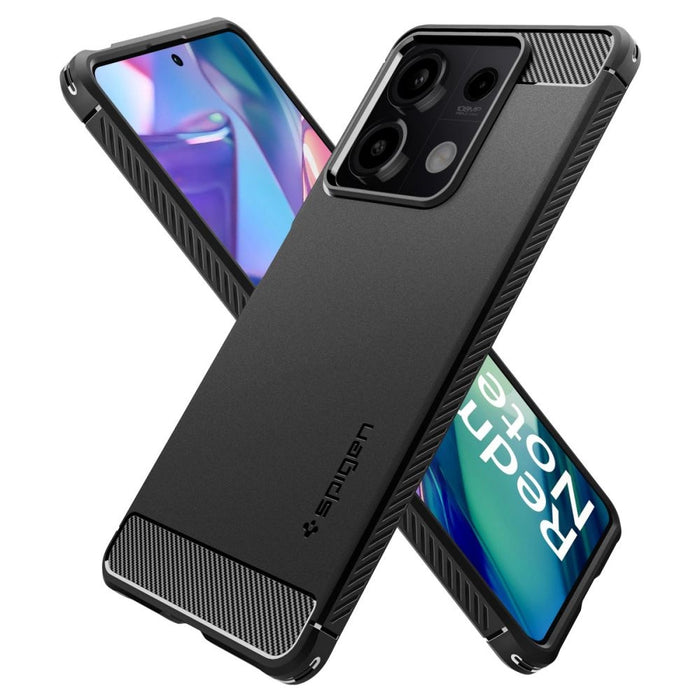 Spigen Rugged Armor case for Xiaomi Redmi Note 13 5G - matte black