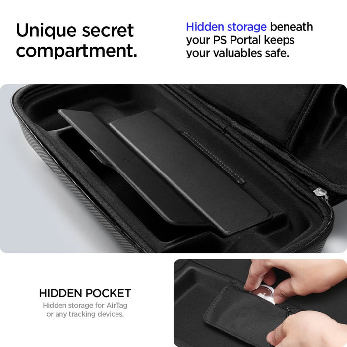 Spigen Rugged Armor Pro Case for Sony Playstation Portal - Black