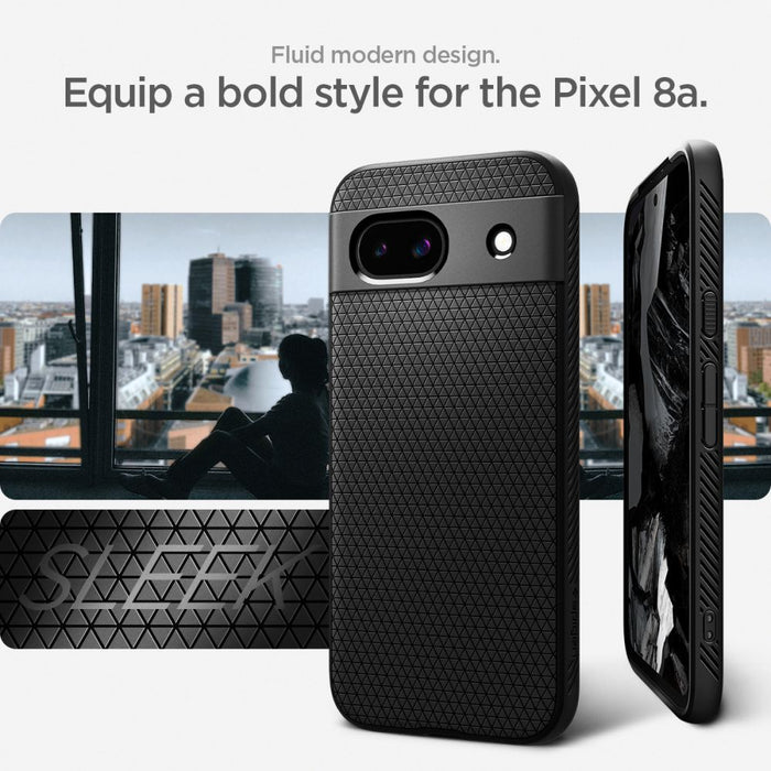 Spigen Liquid Air Case for Google Pixel 8A - Matte Black