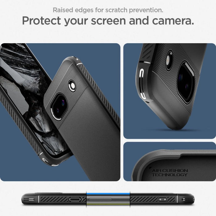 Spigen Rugged Armor Case for Google Pixel 8A - Matte Black