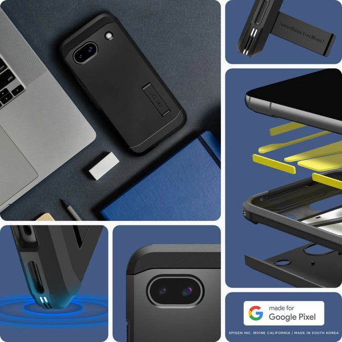 Spigen Tough Armor Case for Google Pixel 8A - Black
