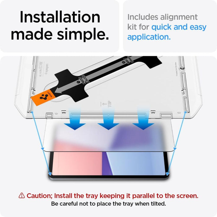 Spigen Glas.tR EZ Fit Tempered Glass for iPad Air 11" (2024/2025/2026)