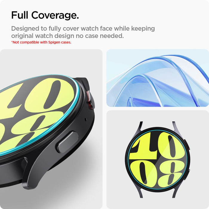 Spigen Glas.tR EZ Fit tempered glass for Samsung Galaxy Watch 7 (40 mm) - 2 pcs.