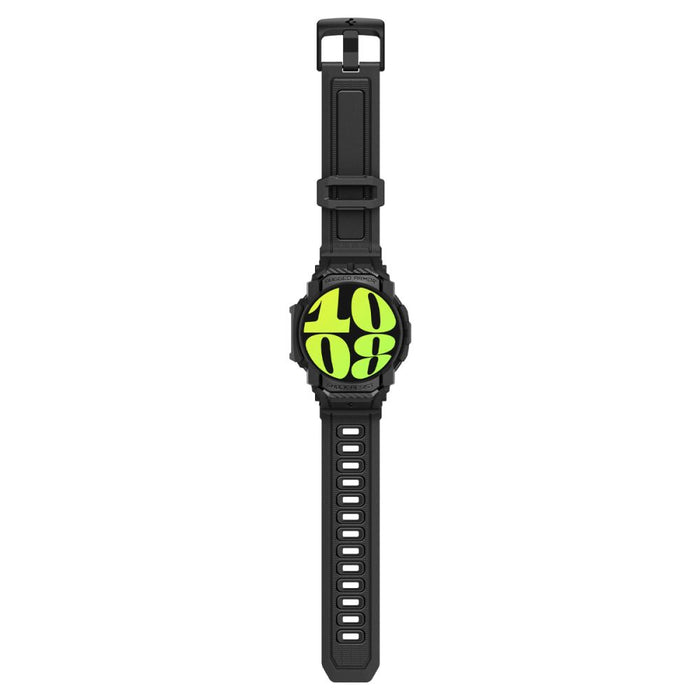 Spigen Rugged Armor Pro Case with Strap for Samsung Galaxy Watch 7 (40mm) - Black