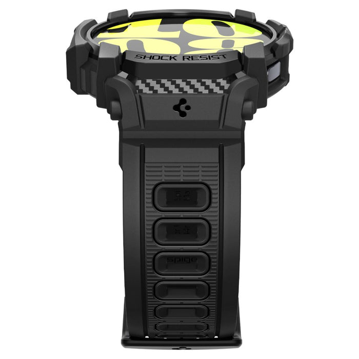 Spigen Rugged Armor Pro Case with Strap for Samsung Galaxy Watch 7 (40mm) - Black
