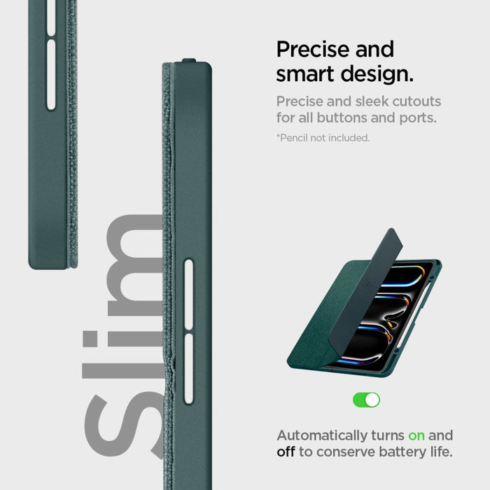 Spigen Urban Fit iPad Pro 13" 2024 Case - Green