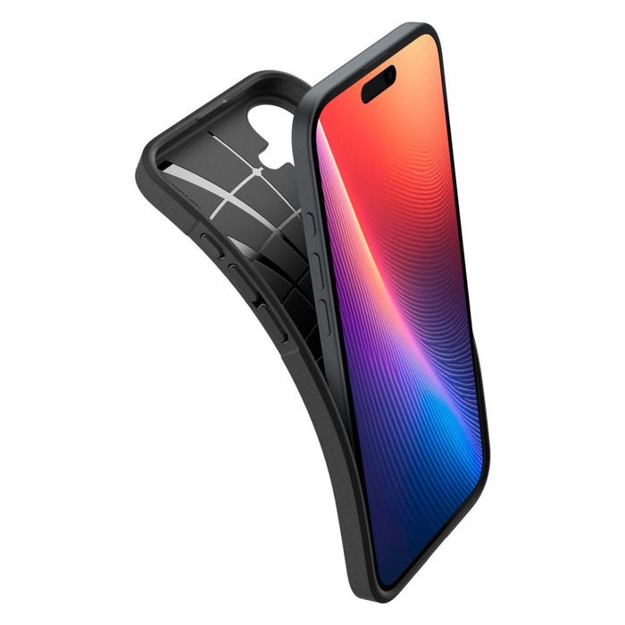 Spigen Core Armor iPhone 16 Case - Matte Black