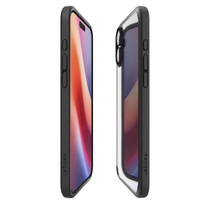 Spigen Ultra Hybrid iPhone 16 Case - Matte Black