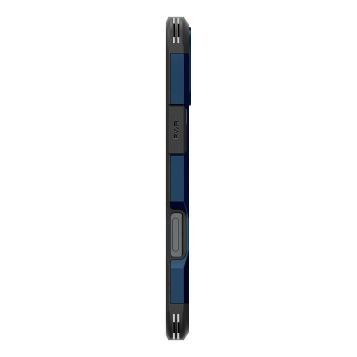 Spigen Tough Armor MagSafe case with stand for iPhone 16 - blue