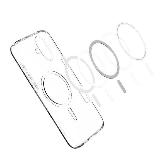 Spigen Liquid Crystal Mag Case with MagSafe for iPhone 16 - Clear