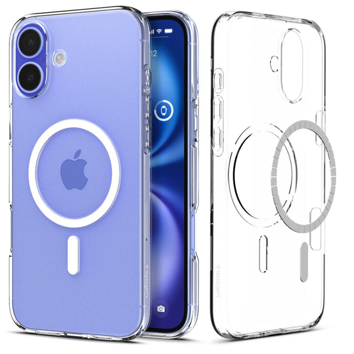 Spigen Liquid Crystal Mag Case with MagSafe for iPhone 16 - Clear
