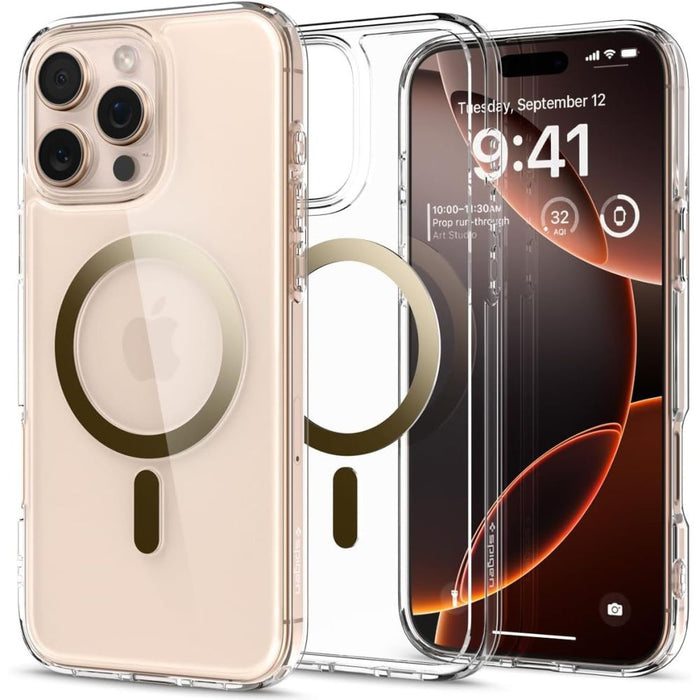 Spigen Ultra Hybrid Mag Case with MagSafe for iPhone 16 Pro - Gold