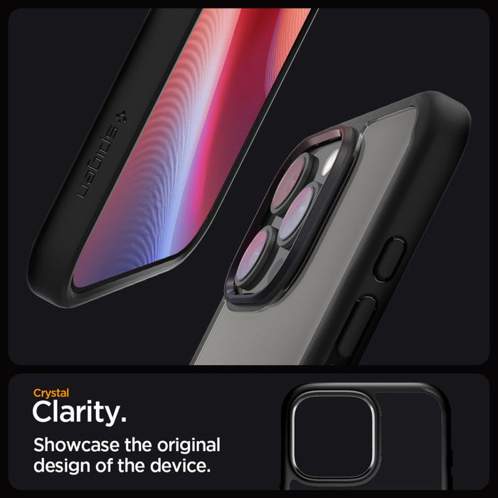 Spigen Ultra Hybrid iPhone 16 Pro Case - Matte Black