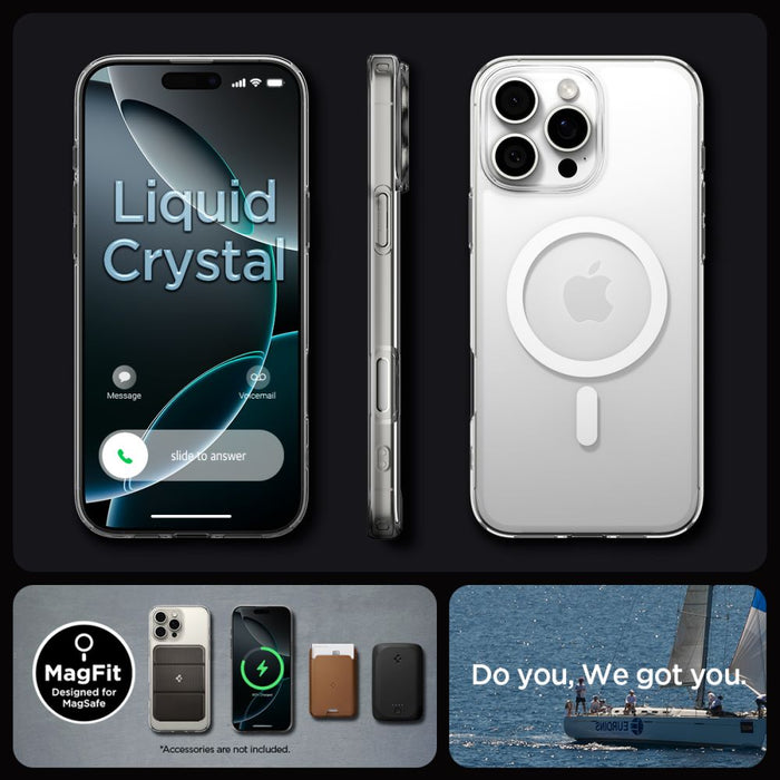 Spigen Liquid Crystal Mag MagSafe iPhone 16 Pro Case - Clear