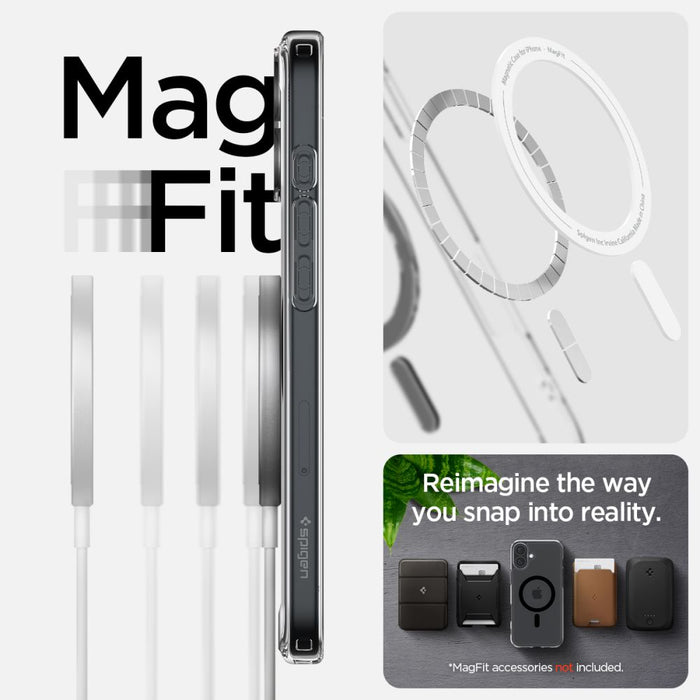 Spigen Ultra Hybrid Mag Case with MagSafe for iPhone 16 Plus - Black