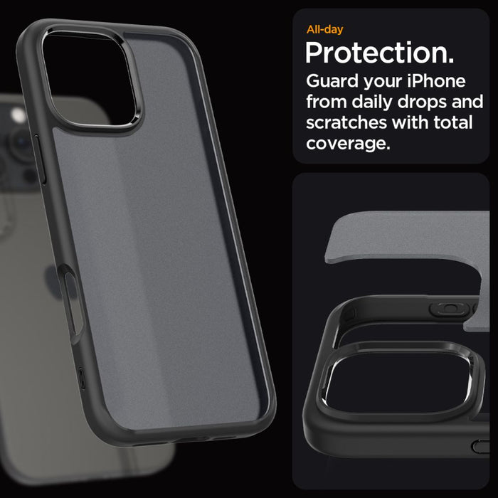 Spigen Ultra Hybrid Case for iPhone 16 Pro Max - Black
