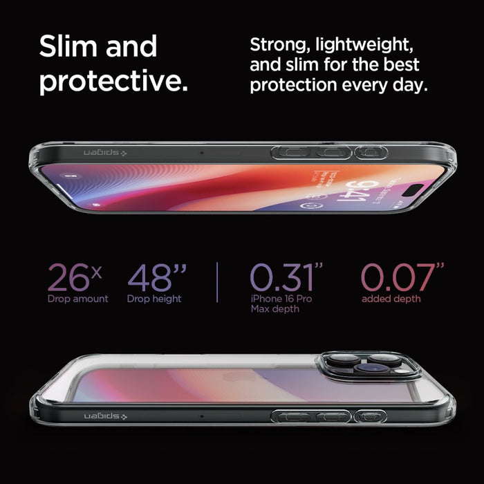 Spigen Ultra Hybrid Case for iPhone 16 Pro Max - Clear