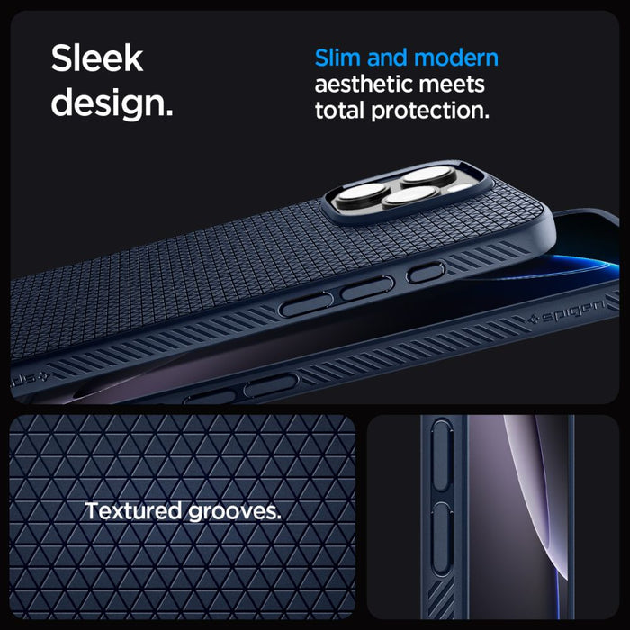 Spigen Liquid Air Case for iPhone 16 Pro Max - Blue