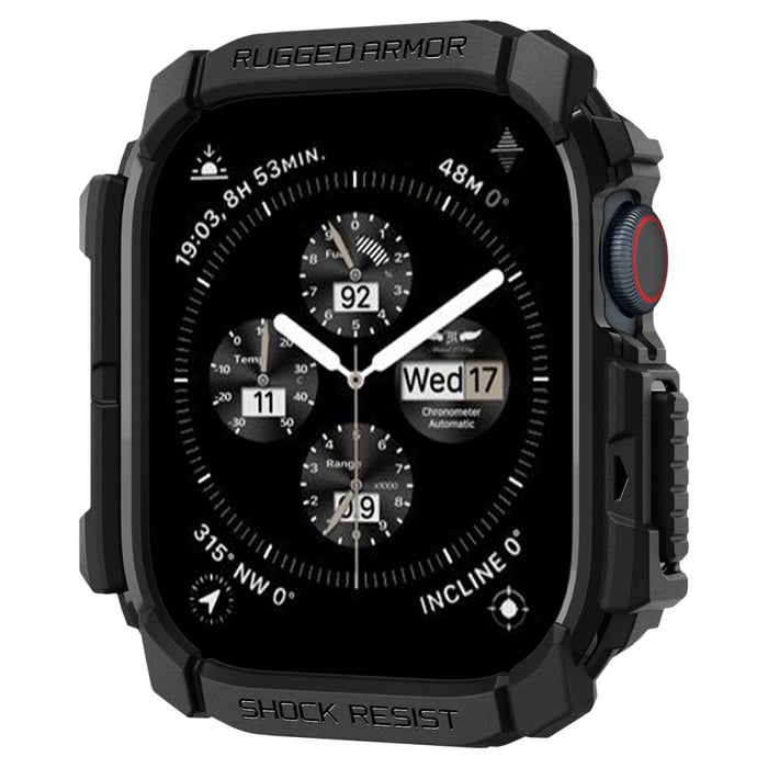 Spigen Rugged Armor Case for Apple Watch 10 (42mm) - Black