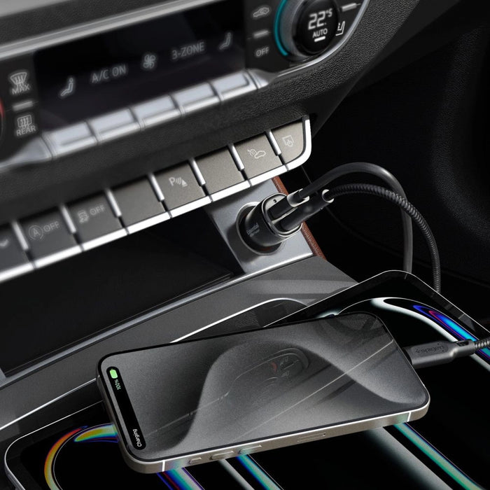 Spigen ArcStation Essential EV482 48W Car Charger - Black