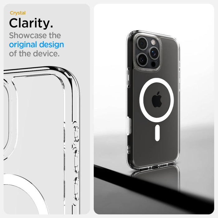 Spigen Ultra Hybrid ”T” Mag MagSafe Case for iPhone 16 Pro Max - White