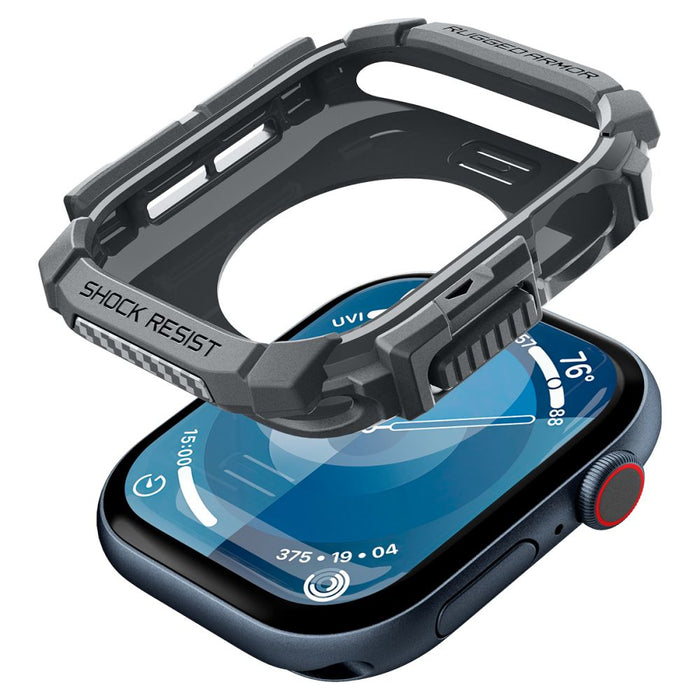 Spigen Rugged Armor Case for Apple Watch 10 46mm - Gray