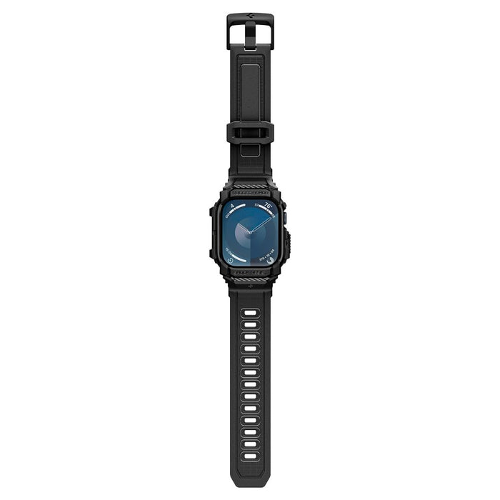 Spigen Rugged Armor Case for Apple Watch 10 46mm - Black