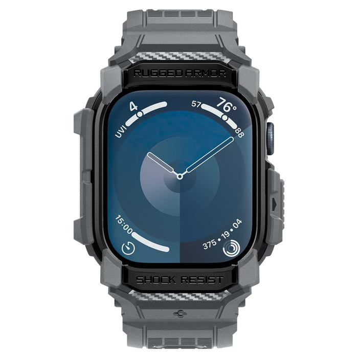 Spigen Rugged Armor Case for Apple Watch 10 46mm - Gray