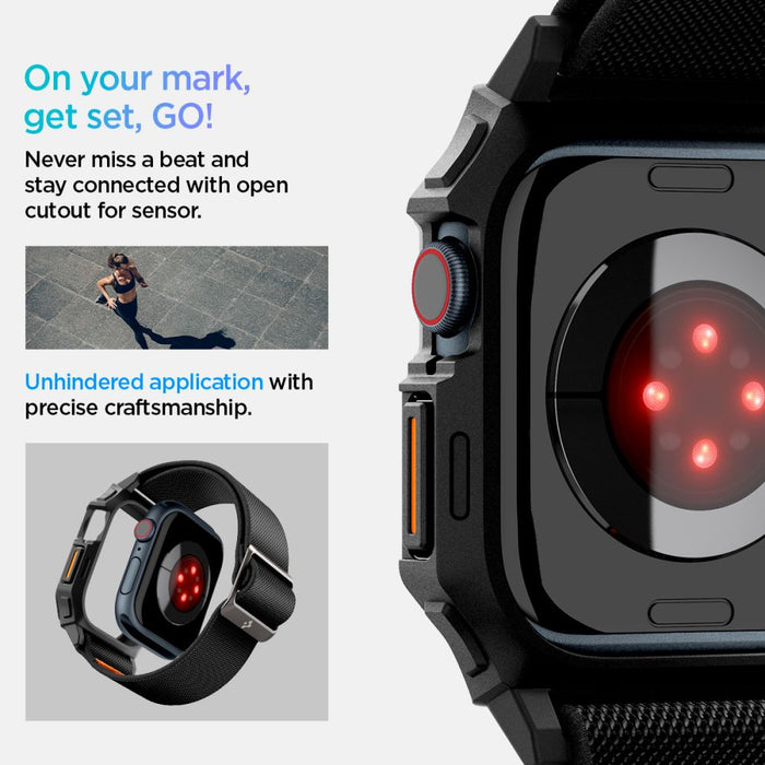 Spigen Lite Fit "PRO" Strap for Apple Watch 10 42mm - Black